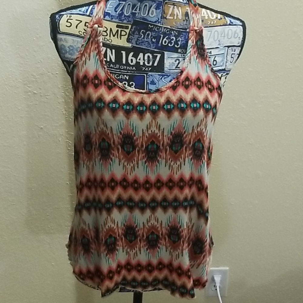 Aztec racerback tank